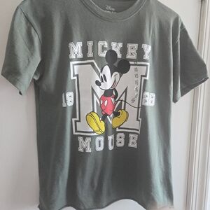 Disney Mickey Mouse Kids Tee - Olive